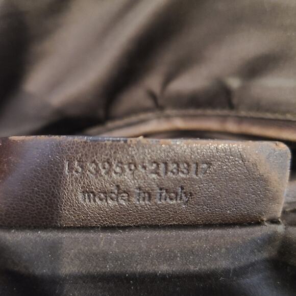 Yves Saint Laurent Muse Bag Metallic Bronze Leather Y2K YSL Satchel - Picture 4 of 16